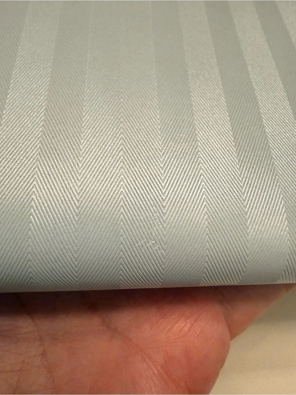 Samantha Thavasa Pale Blue Striped Envelope Wallet